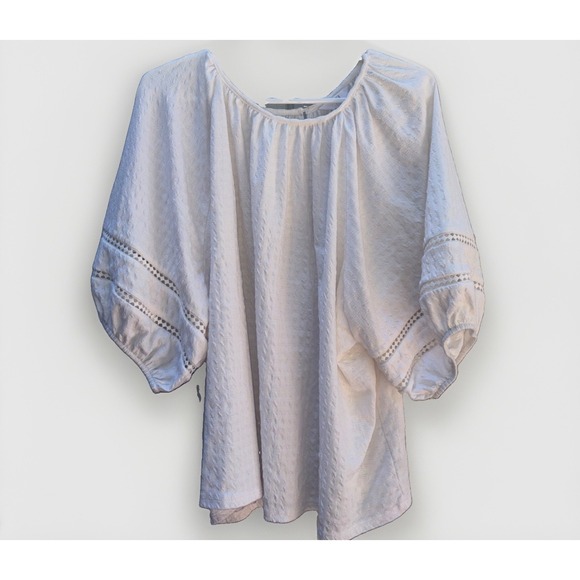 Time And True Tops - Cotton Blend Women's XL Boxy Flowy Romantic Boho Festival Top Shirt Soft